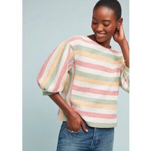 Anthropologie Current Air Abilene Striped Top Size XS